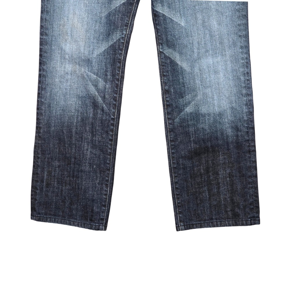 7 For All Mankind Austyn Relaxed Straight  Dark Wash Blue Jeans Mens 32x29 - Picture 5 of 11